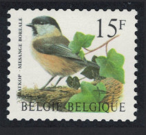 Belgium Willow Tit Bird 'Mesange Boreale' 15f Coil Stamp 1997 MNH SG#3410 MI#2785 Sc#1676 - Neufs