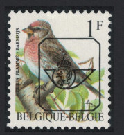 Belgium Redpoll Bird 'Sizerin Flamme' 1Fr Precancel 1992 MNH SG#3074 MI#2509w Sc#1432 - Unused Stamps