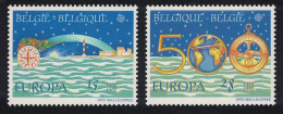 Belgium Europa 500th Anniversary Of Discovery Of America 2v 1992 MNH SG#3127-3128 - Ongebruikt