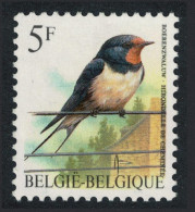 Belgium Barn Swallow Bird Buzin 'Hirondelle De Cheminee' 5f 1992 MNH SG#3078 MI#2527x Sc#1438 - Ungebraucht