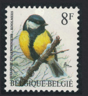Belgium Great Tit Bird Buzin 'Mesange Charbonniere' 8f 1992 MNH SG#3083 MI#2512x Sc#1443 - Unused Stamps