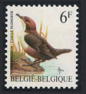 Belgium White-throated Dipper Bird Buzin 'Cincle Plongeur' 6f 1992 MNH SG#3080 MI#2511x Sc#1440 - Neufs