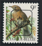 Belgium Song Thrush Bird Buzin 'Grive Musicienne' 9f Precancel 1991 MNH SG#3084 MI#2478xV Sc#1229 - Unused Stamps