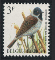 Belgium Reed Bunting Bird Buzin 'Bruant Des Roseaux' 3f Normal Paper 1991 MNH SG#3076 MI#2477x Sc#1220 - Ungebraucht