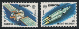 Belgium Europa Europe In Space 2v 1991 MNH SG#3055-3056 - Unused Stamps