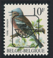 Belgium Chaffinch Bird Buzin 'Pinson' 10f Precancel Phosphor Paper 1990 MNH SG#2854 MI#2404yV Sc#1230 - Unused Stamps