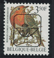 Belgium European Robin Bird Buzin 'Rouge-gorge' 3f.50 Precancel 1986 MNH SG#2847a MI#2275V Sc#1221 - Ungebraucht