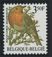 Belgium European Robin Bird Buzin 'Rouge-gorge' 3f.50 1986 MNH SG#2847a MI#2275 Sc#1221 - Ungebraucht