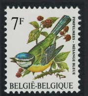 Belgium Blue Tit Bird Buzin 'Mesange Bleue' 7f 1987 MNH SG#2851 MI#2313 Sc#1226 - Unused Stamps