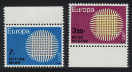 Belgium Europa 2v Margins 1970 MNH SG#2150-2151 - Nuevos