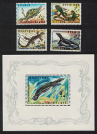 Belgium Soft-shelled Turtle Reptiles Of Antwerp Zoo 4v+MS 1965 MNH SG#1943-MS1947 MI#1401-1404+Block 33 - Unused Stamps