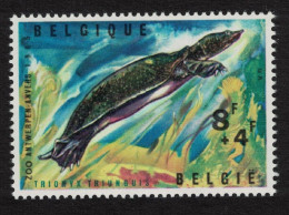 Belgium Soft-shelled Turtle Reptiles Of Antwerp Zoo 1965 MNH SG#MS1947 MI#1405 - Nuevos