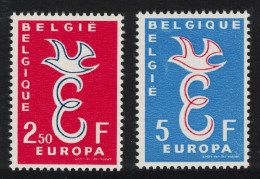 Belgium Dove Birds Europa 2v 1958 MNH SG#1659-1660 - Ungebraucht