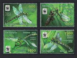 Belarus WWF Dragonfly Green Snaketail 4v 2010 MNH SG#824-827 MI#824-827 Sc#737-740 - Wit-Rusland