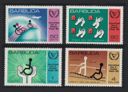 Barbuda International Year For Disabled People 4v 1981 MNH SG#576-579 - Barbuda (...-1981)