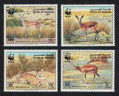 Bahrain WWF Goitered Gazelle 4v 1993 MNH SG#485-488 MI#511-514 Sc#408-411 - Bahreïn (1965-...)