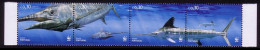 Azores WWF Marlins Fish Strip Of 4v 2004 MNH SG#599-602 MI#502-505 Sc#480 A-d - Açores