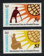 Bahamas International Year Of Disabled People 2v 1981 MNH SG#578-579 - Bahama's (1973-...)