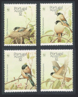 Azores WWF Birds Sao Miguel Bullfinch 4v 1990 MNH SG#500-503 MI#405-408 Sc#385-388 - Açores
