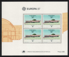 Azores Europa Architecture MS 1987 MNH SG#MS477 - Açores