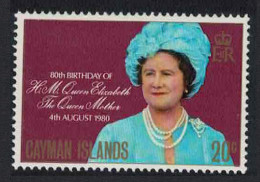 Cayman Is. 80th Birthday Of The Queen Mother. 1980 MNH SG#506 - Cayman (Isole)