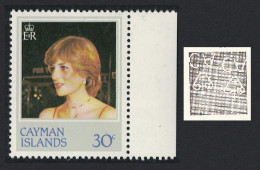 Cayman Is. 21st Birthday Of Princess Of Wales 30c Watermark Inverted 1982 MNH SG#550w - Kaaiman Eilanden