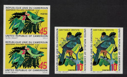 Cameroun Turacos Lovebirds Birds 2v Imperf Pairs 1972 MNH SG#663-664 MI#715-716 - Kamerun (1960-...)