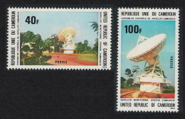 Cameroun Inauguration Of Satellite Monitoring Station 1976 MNH SG#764-765 - Kamerun (1960-...)