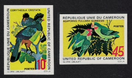 Cameroun Turacos Lovebirds Birds 2v Imperf 1972 MNH SG#663-664 MI#715-716 - Cameroon (1960-...)