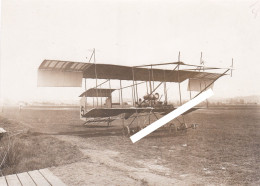 CANNES - Ouverture Du Meeting De L'Aviation 1910 Photo Originale  Le Nouveau Farman De Christians, Biplan - Luftfahrt