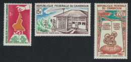 Cameroun Federal Postal Savings Bank 3v 1965 MNH SG#384-386 - Camerun (1960-...)