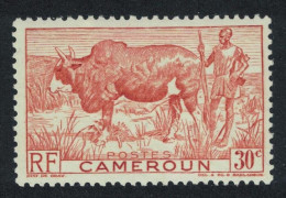 Cameroun Zebu And Herdsman 30c 1946 MNH SG#233 - Camerun (1960-...)