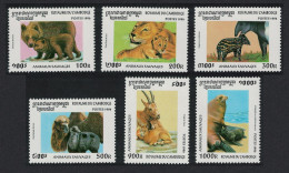 Cambodia Bear Lion Camel Seal Lion Mammals And Their Young 6v 1996 MNH SG#1578-1583 - Cambodia