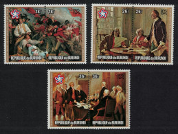 Burundi Bicentenary Of American Revolution 6v Pairs 1976 MNH SG#1141-1146 - Unused Stamps