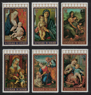 Burundi Christmas Paintings 6v 1976 MNH SG#1148-1153 MI#1290A-1295A - Unused Stamps