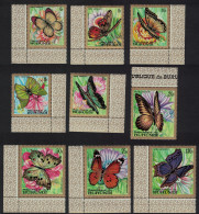 Burundi Butterflies 9v Airmail KEY VALUES Margins 1968 MNH SG#378-386 - Nuevos