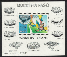 Burkina Faso World Cup Football Championship USA MS 1994 MNH SG#MS1080 MI#Block 141 Sc#978a - Burkina Faso (1984-...)