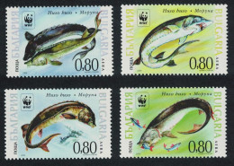 Bulgaria WWF Giant Sturgeon 4v 2004 MNH SG#4516-4519 MI#4678-4681 Sc#4330 A-d - Unused Stamps