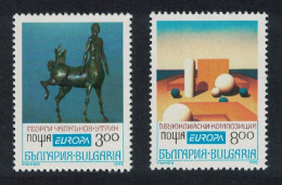 Bulgaria Sculpture Painting Europa CEPT Contemporary Art 2v 1993 MNH SG#3907-3908 - Unused Stamps