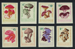 Bulgaria Fungi Mushrooms 8v Imperf 1961 MNH SG#1274-1281 MI#1271-1278 - Neufs