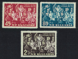 Bulgaria Bulgarian Social Democrats Party 3v 1961 MNH SG#1259-1261 Sc#1174-1176 - Ungebraucht