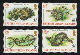 BVI WWF Virgin Islands Boa 4v 2005 MNH SG#1178-1181 MI#1137-1140 Sc#1051-1054 - British Virgin Islands