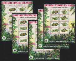 BVI WWF Virgin Islands Boa 5 Sheetlets [A] 2005 MNH SG#1178-1181 MI#1137-1140 Sc#1051-1054 - Britse Maagdeneilanden
