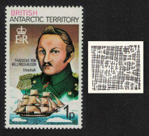 BAT 1p - Thaddeus Von Bellingshausen And 'Vostok' Explorer 1973 MNH SG#45 MI#46AX - Unused Stamps