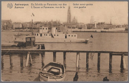 CPA CARTE POSTALE BELGIQUE ANVERS ESCAUT ET PANORAMA VUE DE LA RIVE GAUCHE 1913 - Altri & Non Classificati