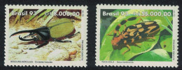 Brazil Beetles 2v 1993 MNH SG#2576-2577 Sc#2408-2409 - Unused Stamps