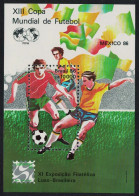Brazil World Cup Football Championship 1986 MS 1986 MNH SG#MS2213 Sc#2042 - Unused Stamps