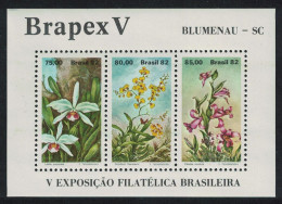 Brazil Flowers Orchids MS 1982 MNH SG#MS1949 Sc#1792 - Unused Stamps