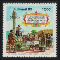 Brazil 450th Anniversary Of Sao Vicente 1982 MNH SG#1957 - Ongebruikt