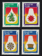 Brazil Energy Conservation 4v 1980 MNH SG#1806-1809 - Unused Stamps